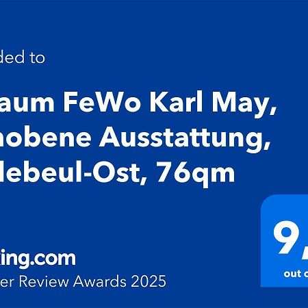 3 Raum Fewo Karl May, Gehobene Ausstattung, Radebeul-Ost, 76Qm Экстерьер фото